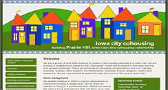 Desktop Screenshot of iowacitycohousing.org