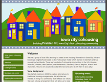 Tablet Screenshot of iowacitycohousing.org